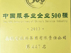 2013年度中国服务业企业500强